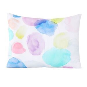 Pair Pottery Barn Teen Watercolor Dots Organic Cotton Standard Pillow Shams
